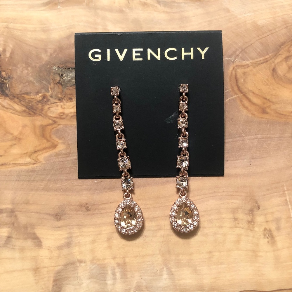 Givenchy Rose Gold Drop Earrings